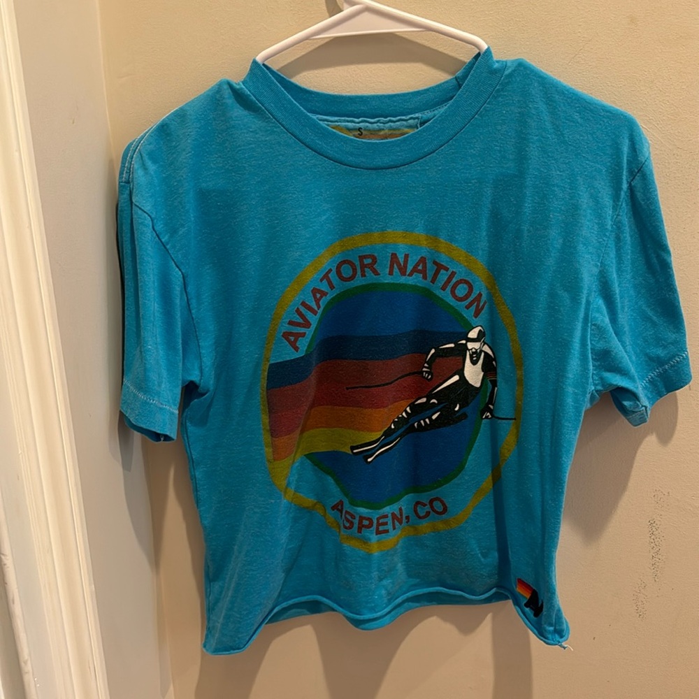 Blue aviator nation tshirt